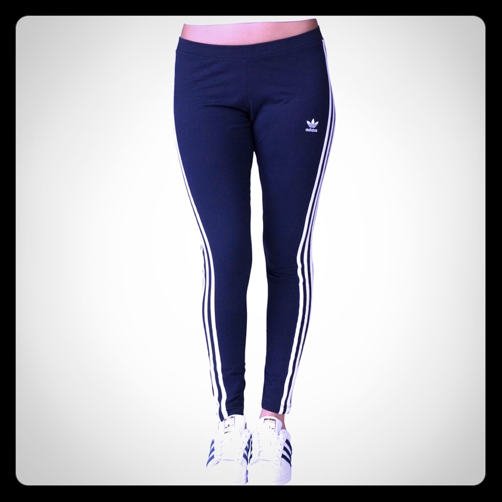 Women’s Dark Navy Blue Adidas Skinny Leggings
